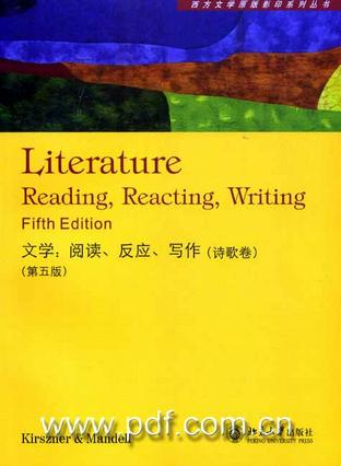 《文学 阅读、反应、写作、诗歌卷》（原版影印）