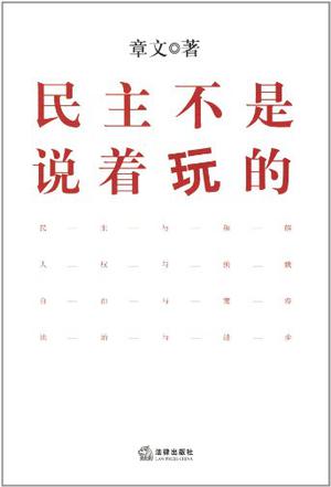 民主不是说着玩的