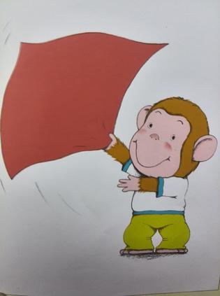 小猴子坦坦的手绢