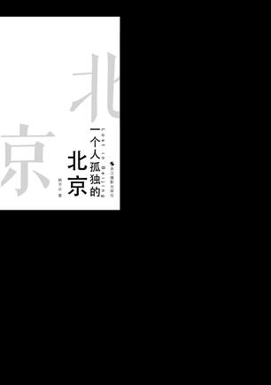 一个人孤独的北京