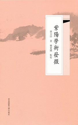 紫阳学术发微