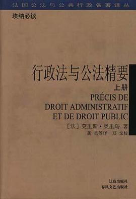 行政法与公法精要