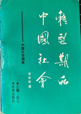 转型期的中国社会-中国社会调查